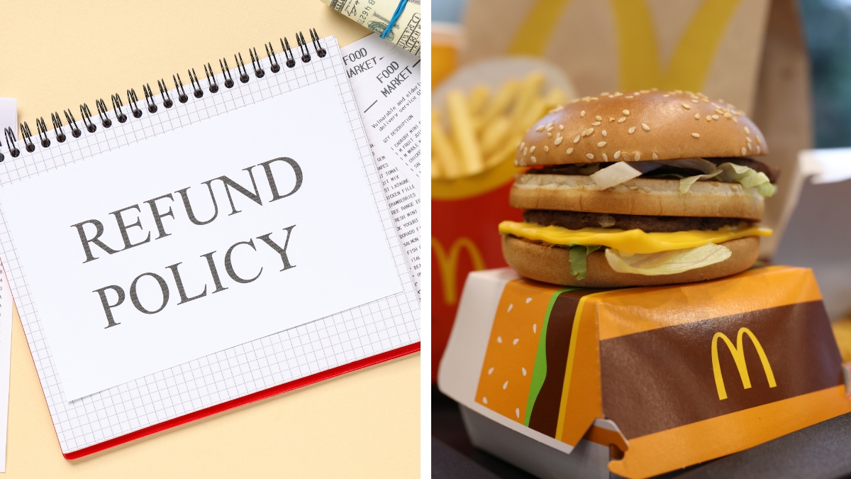 Customer demanded a refund at McDonald's after food wasn't brought to a table.