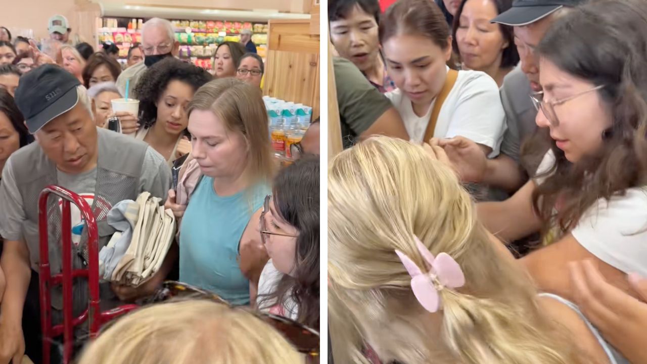 TikTokers are horrified after fights erupt over Trader Joe's tote bags.