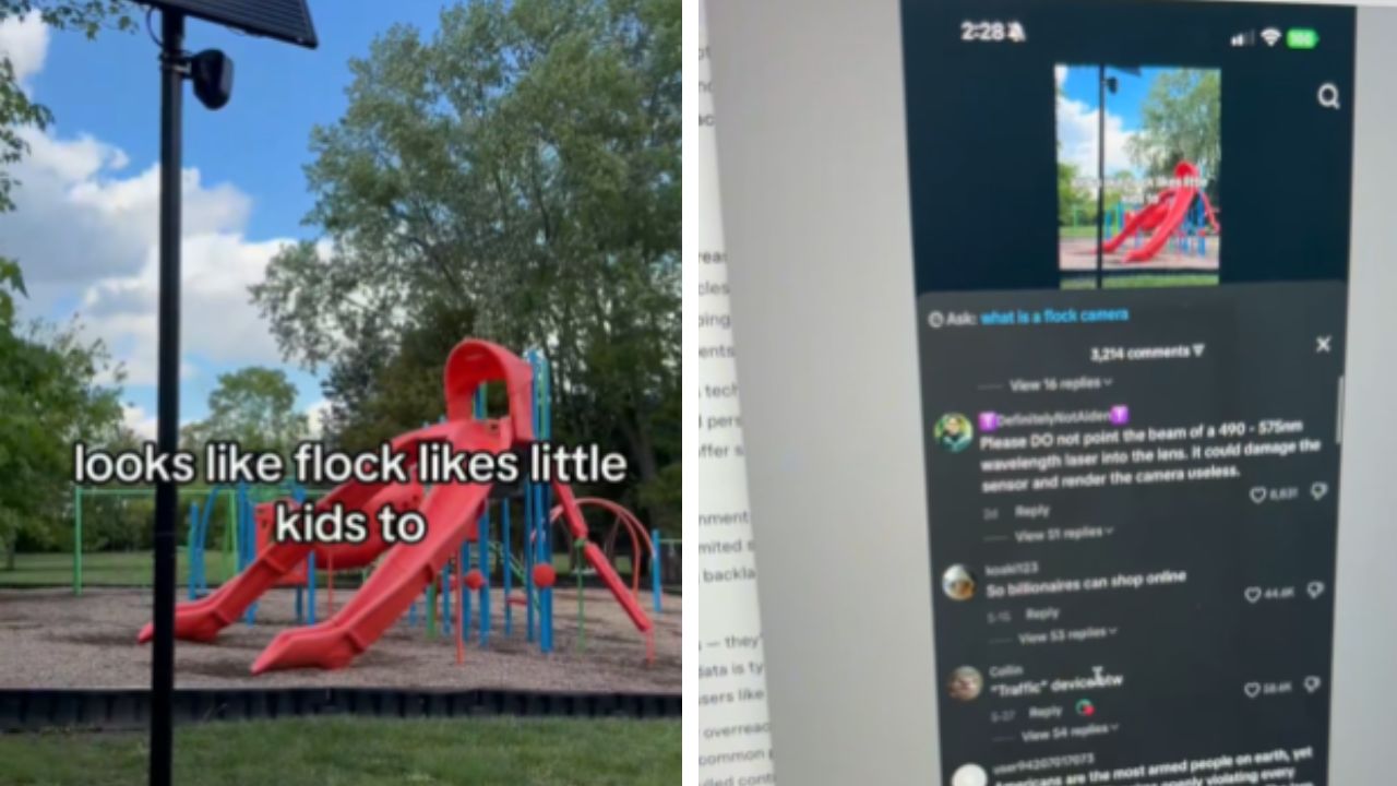 Flock Security Cameras Spotted at Playground? X Video Warns Us