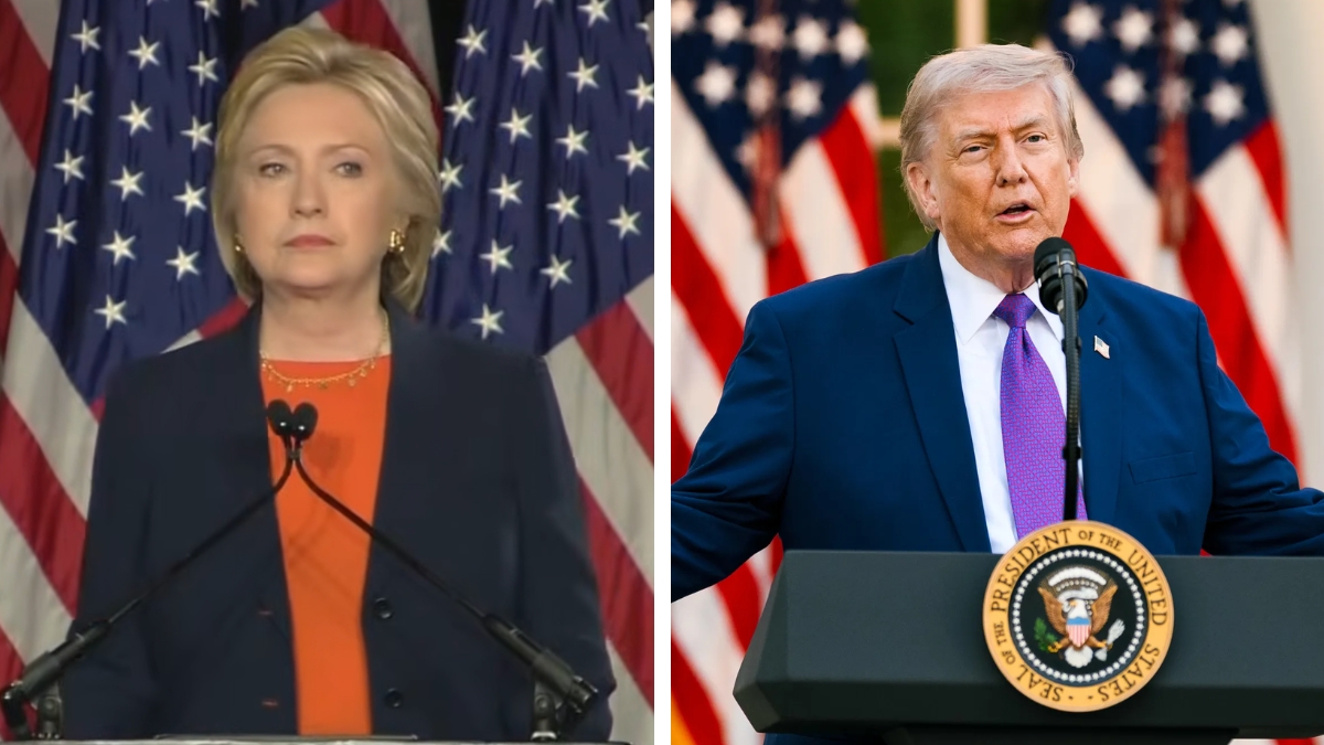 Hilary Clinton's viral speech predicting Donald Trump's moves as president resurfaced on the internet.