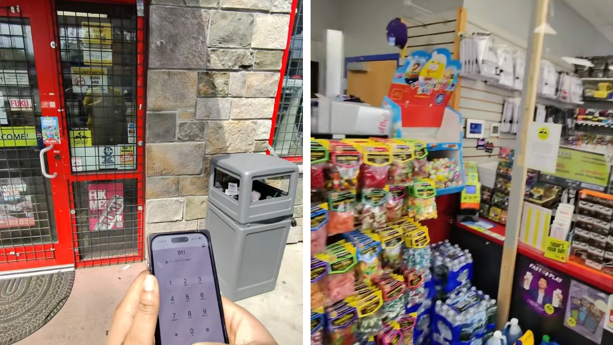 Minneapolis woman confronted gas station store employee over two FBA teens locked inside store.