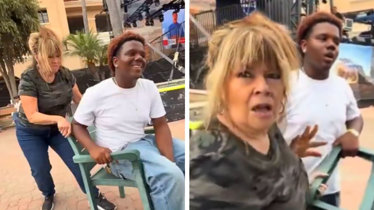 'He's a Minor': A Woman Tried to Take a Boy's Chair and Argued With His Brother on Camera — Then Claimed to Work There