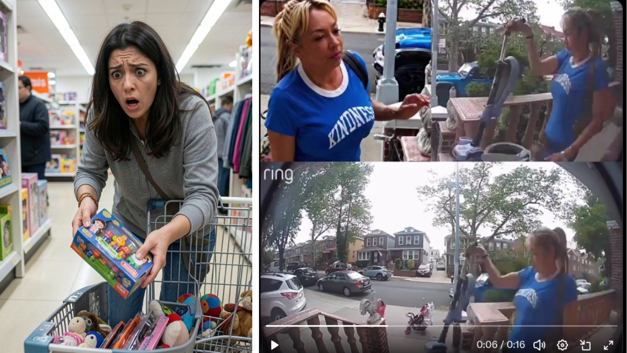 "Rapido!": Mother Displays Poor Parenting Skill by Stealing a Scooter in Front of her Daughter!