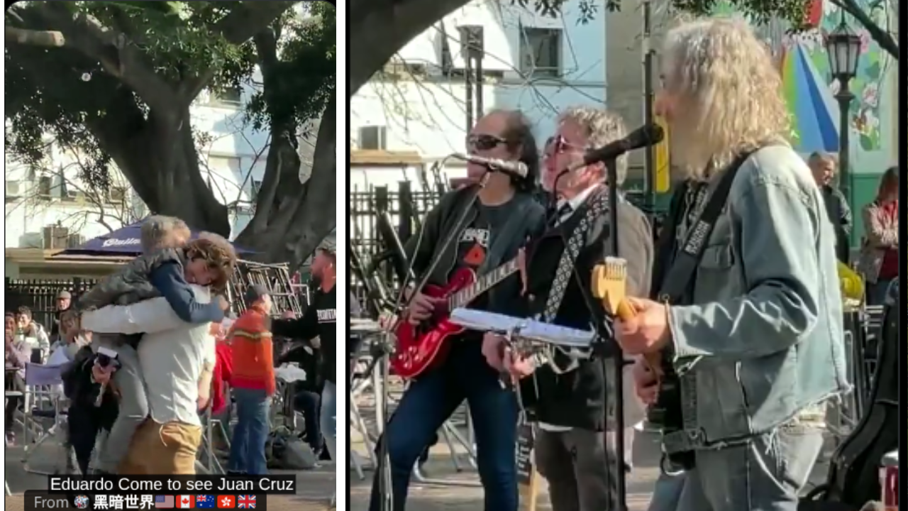 A Live Music Band and Strangers Team Up to Help Father and Son Reunite in Argentina
