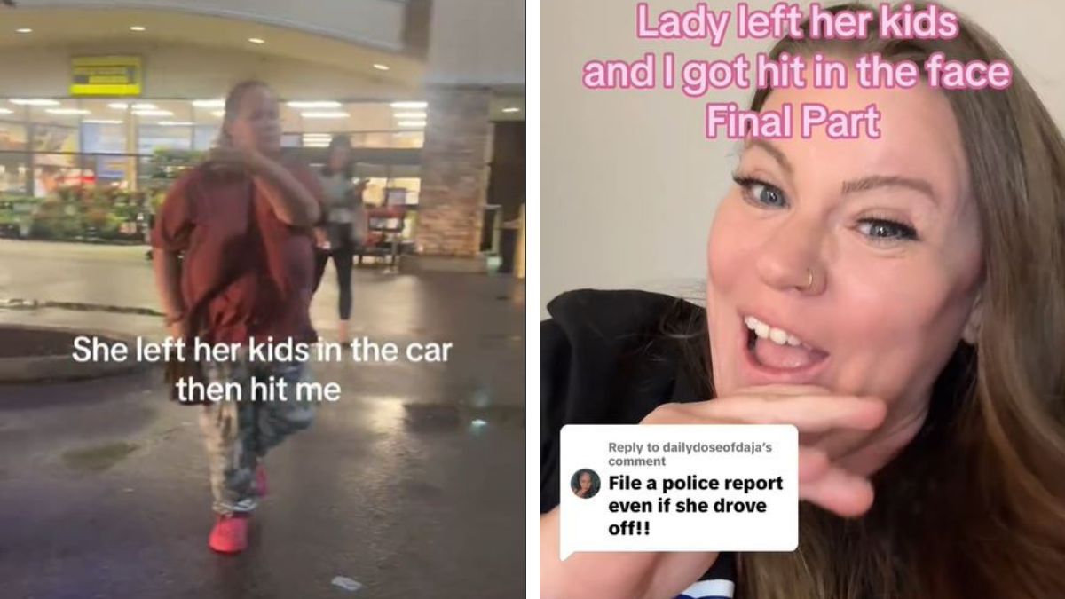 Woman finds kids alone in hot car and gets allegedly gets slapped by their mom after calling for help