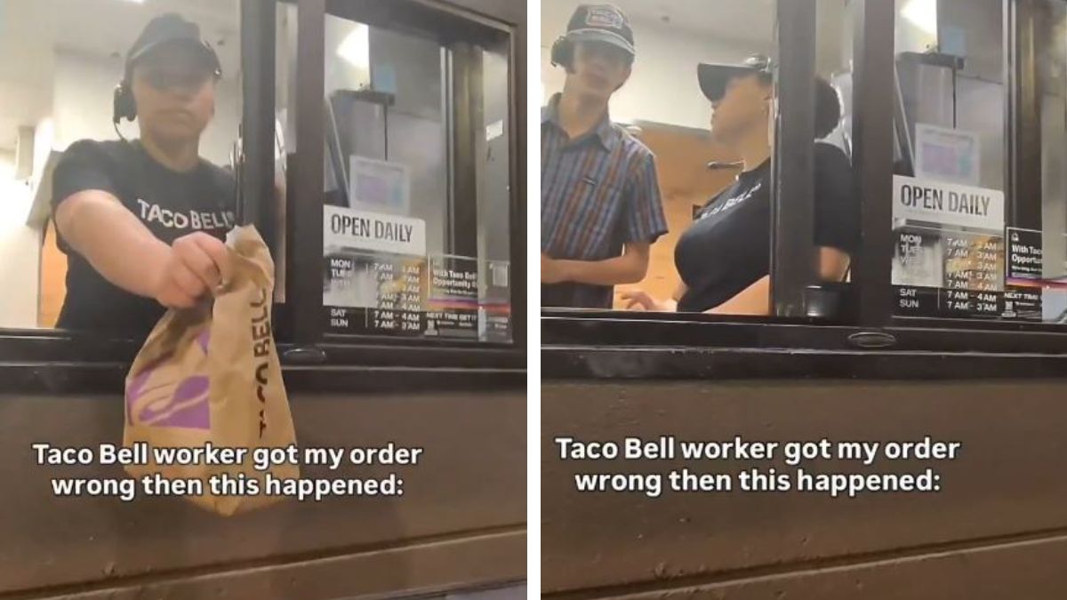 Taco Bell worker returns order with toppings