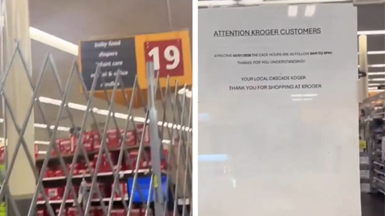 Woman on X Goes Viral for Atlanta Kroger "Cage Hours"