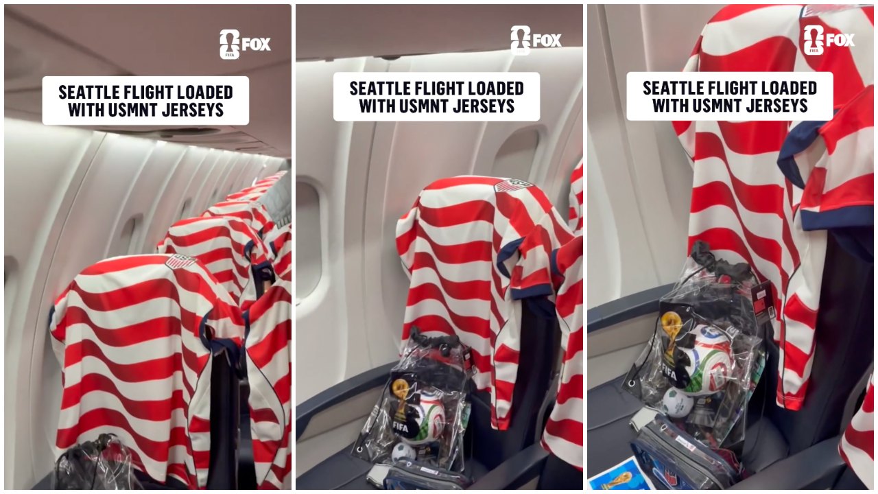American Airlines Hands Out $200 USMNT Jerseys to Every Passenger on Flight
