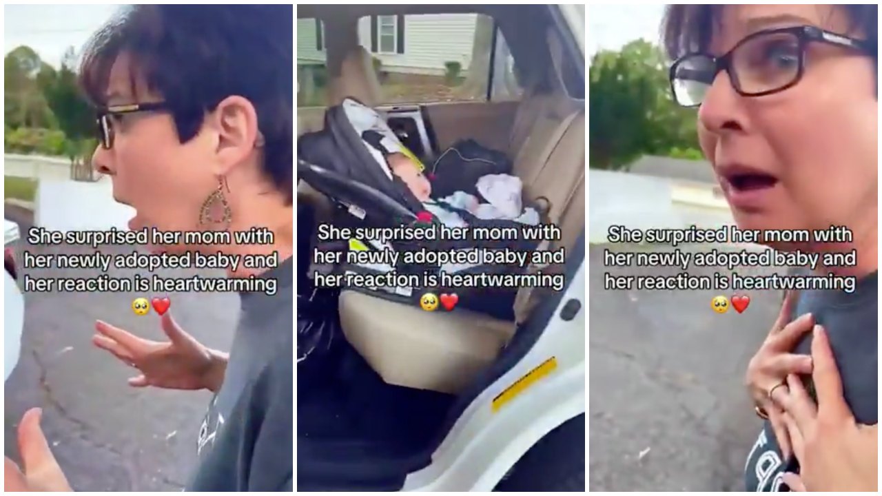 Daughter Surprises Mom With Adopted Baby