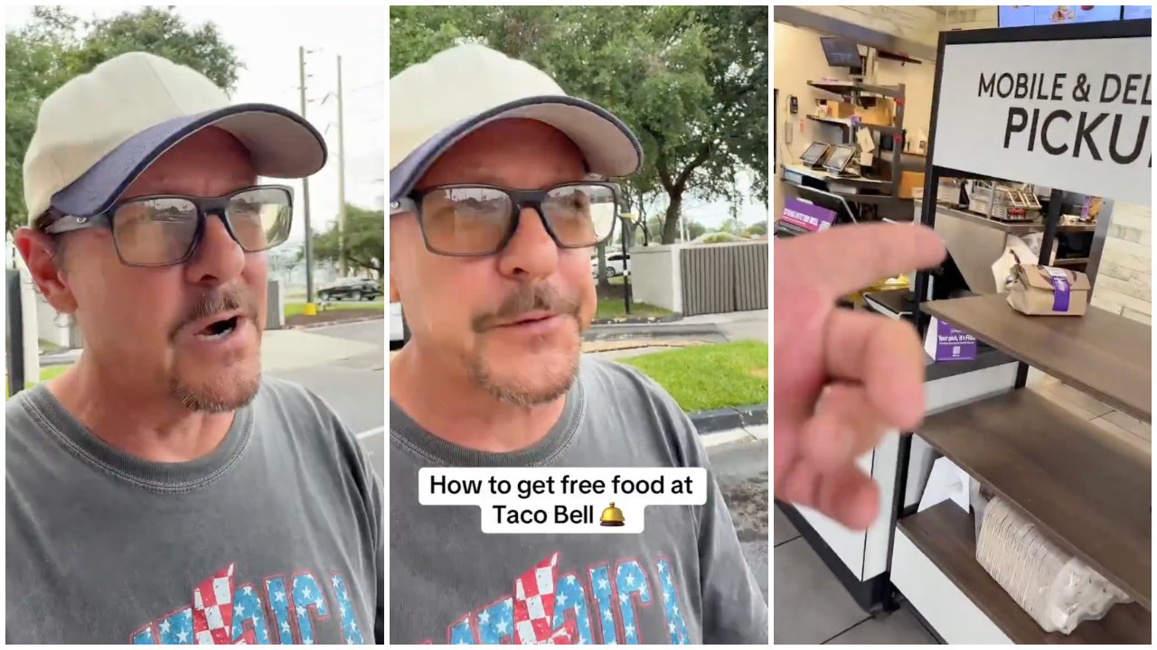 Man Shows How Easy It Is to Walk Out With Someone Else's Fast Food Order