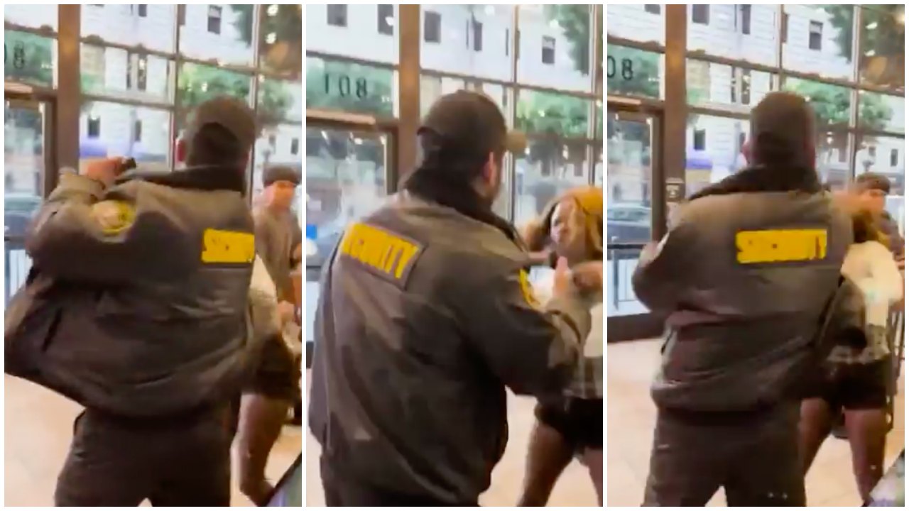 Taco Bell Security Guard Goes Viral For Slapping Woman