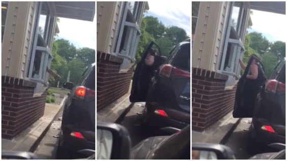 “A True Public Freakout”: Karen Has Meltdown in Dunkin’ Drive-Thru, Gets Coffee Thrown in Her Face