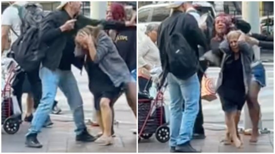 Video Shows Elderly Street Vendor Assaulted at Los Angeles Food Stand: “She Was Just Trying to Work”