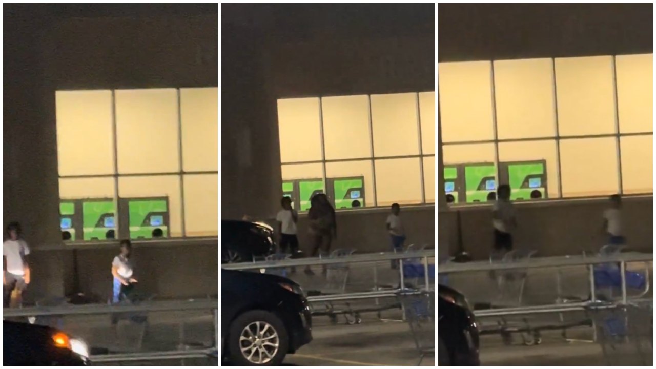 Viral Video Shows Young Kids Screaming at Customers Outside Walmart