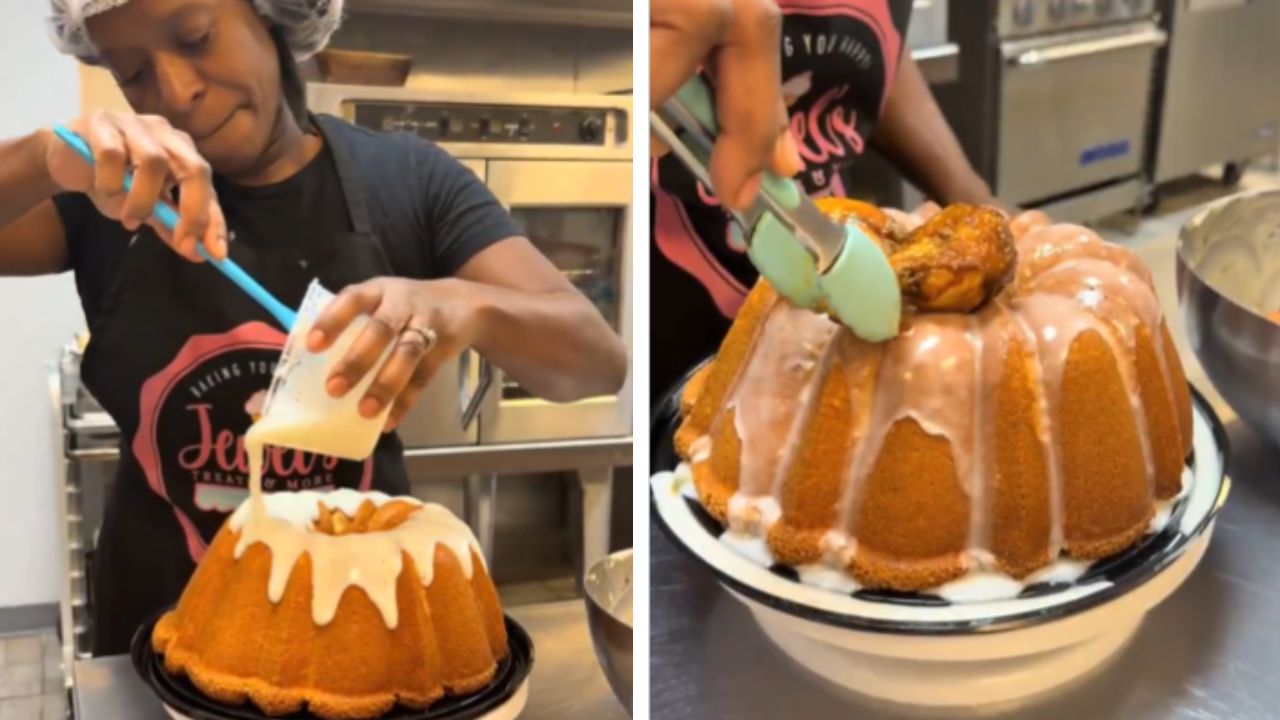 A bakery's lemon pepper wing pound cake has gone viral.