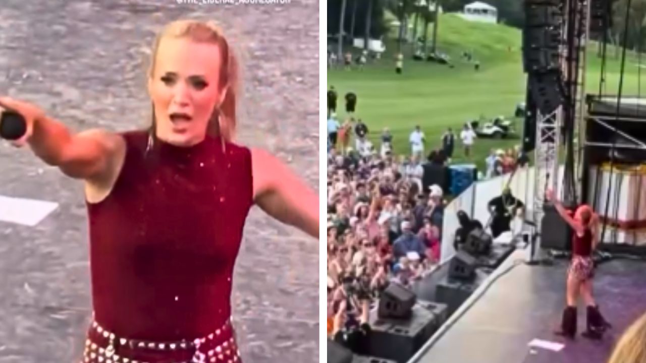 Carrie Underwood's July 4 performance at the John Deere Classic in Illinois