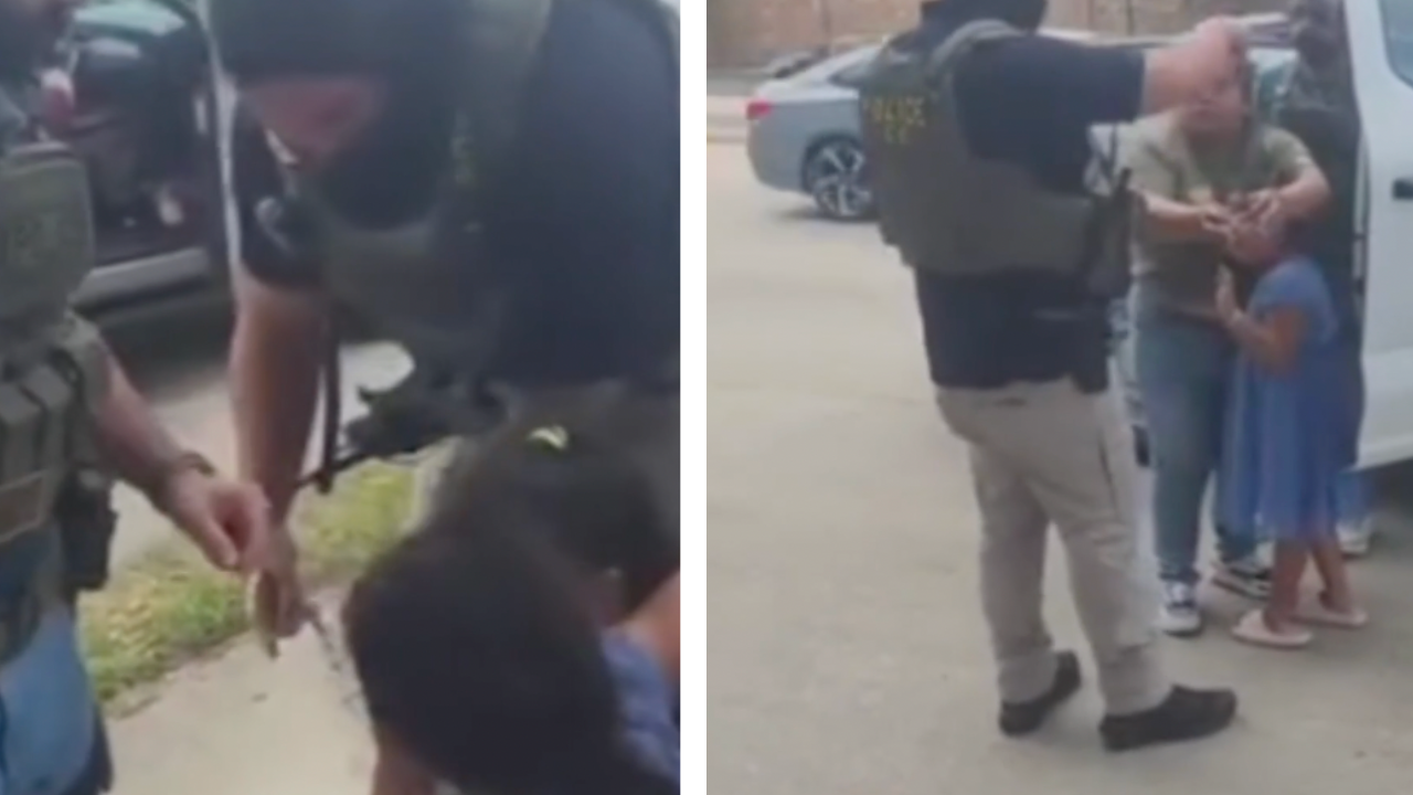 Video Shows ICE Agents Detaining Woman in San Antonio as Child Cries