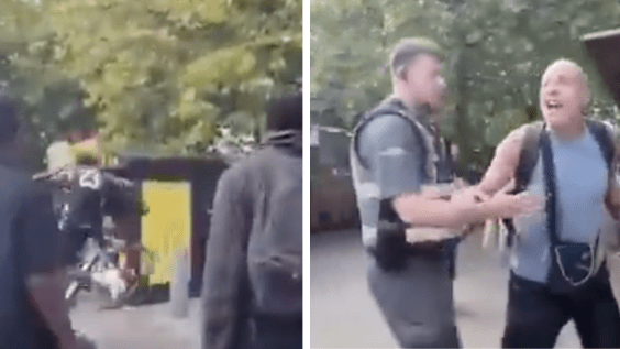 “Police Helped the Perpetrator Escape”: Viral Video of Cyclist Being Kicked Off Bike Sparks Debate Over What Really Happened