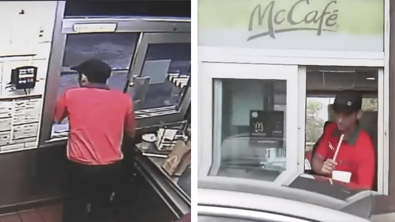 McDonald's Employee Stops Rolling SUV After Medical Emergency