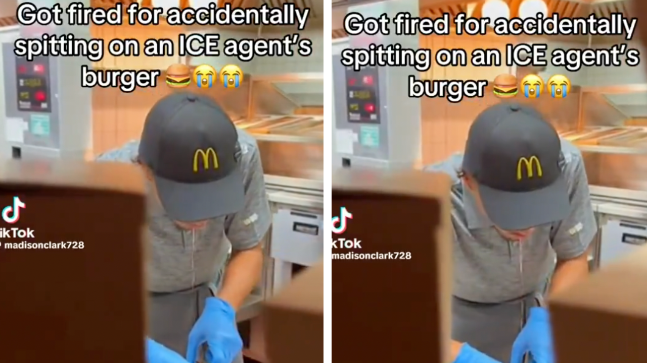 McDonald's Worker Appears to Spit on Burger in Viral Video