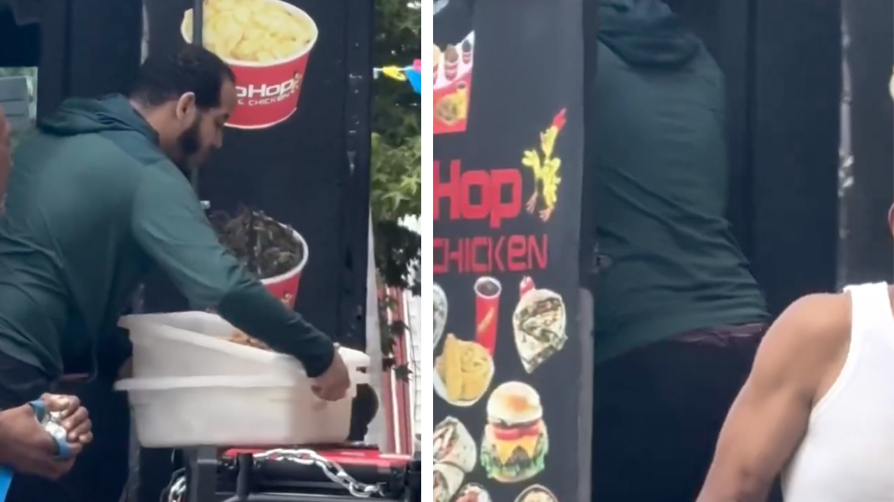 Customer Raises Food Safety Concerns After Filming What Appears to Be Raw Chicken Stored Outside Food Truck: ‘A Serious Food Safety Issue’