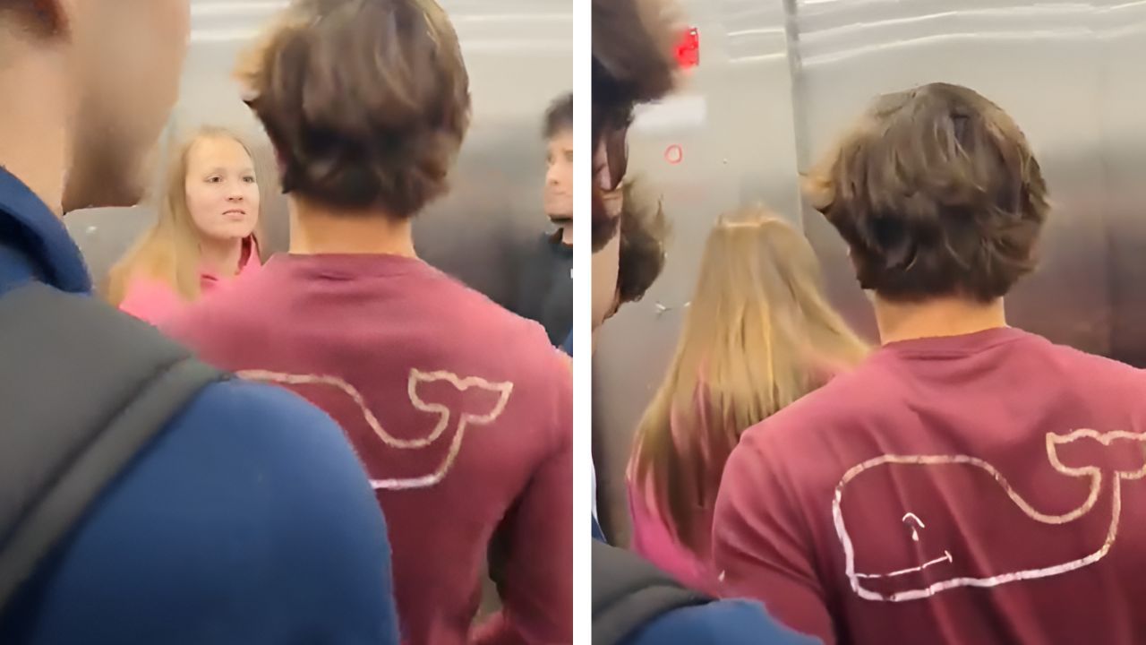 Girl Shuts Down Immature Boys When Elevator Gets Stuck