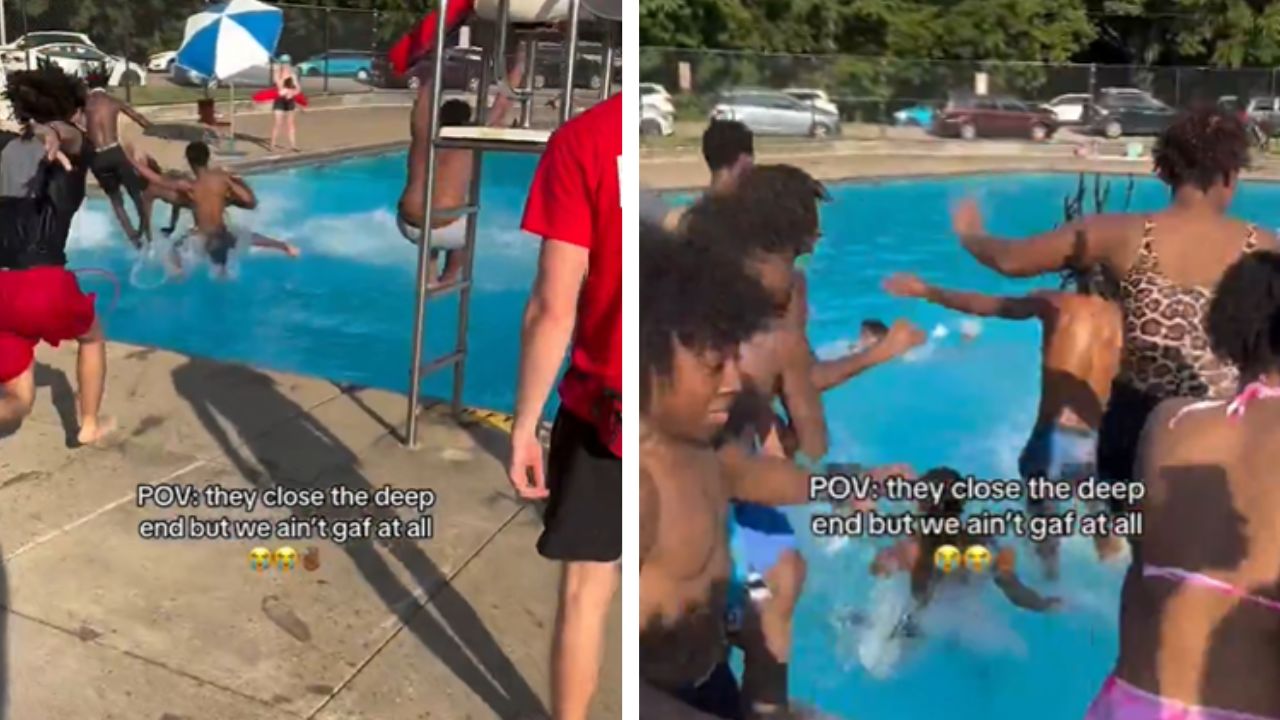 Kids Ignore Lifeguards at Closed Public Pool in Viral Video