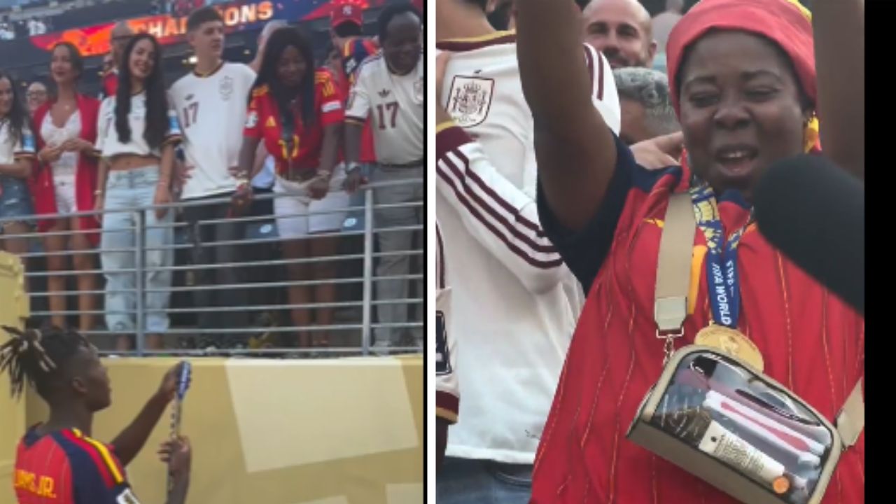 Nico Williams Gives World Cup Medal to His Mother