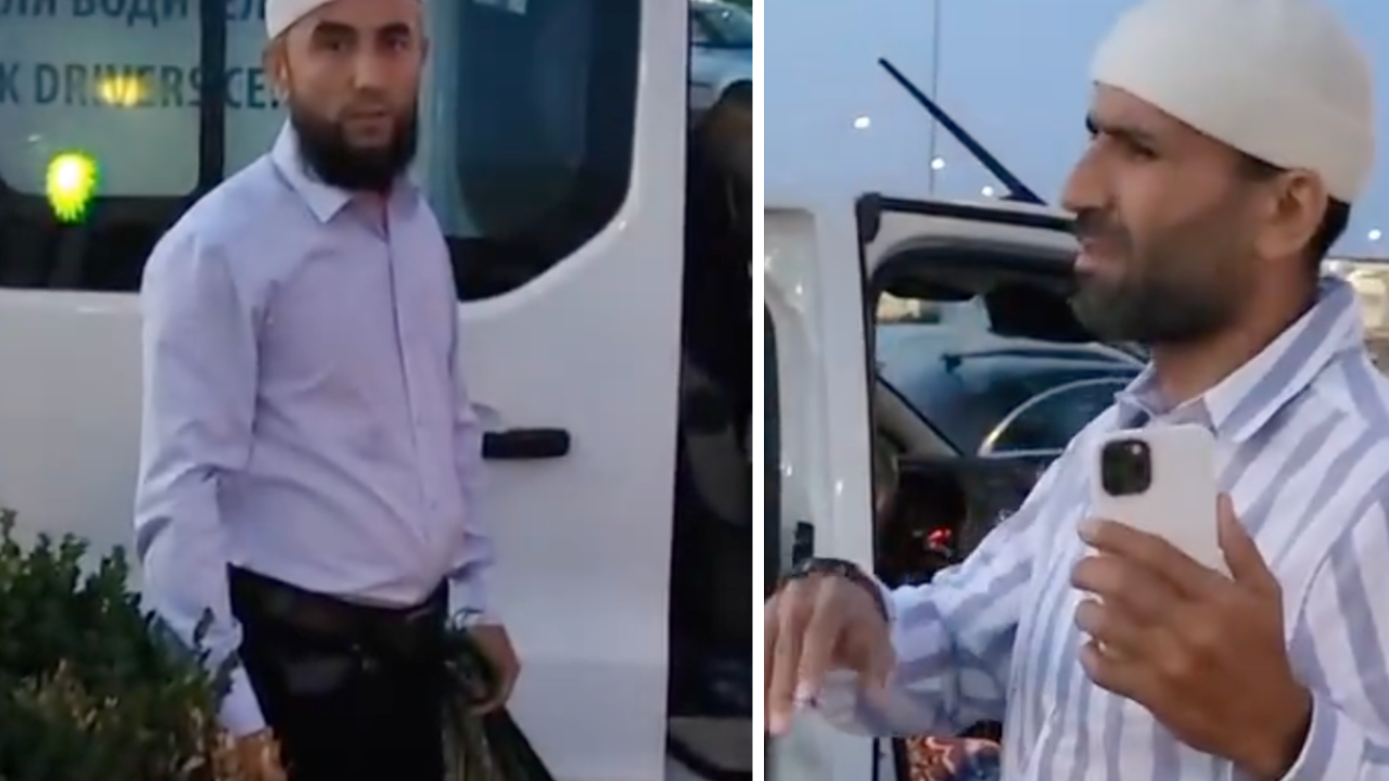 Man Harasses Muslim Men Praying in Public