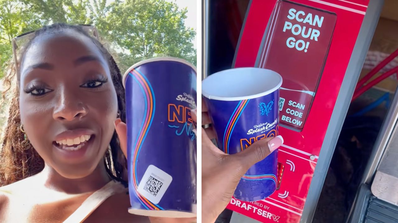 QR code soda dispenser at Dollywood sparked a debate on capitalism on the internet.