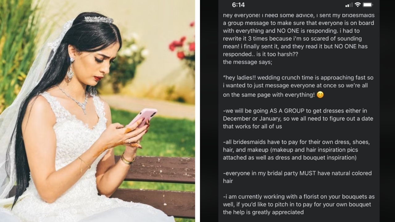 Redditors left bewildered at the lack of response from her bridesmaid.