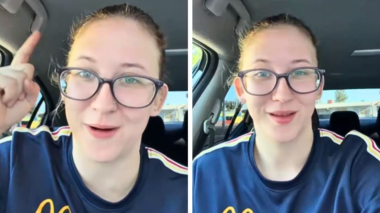 Screenshots from a McDonald's employee's video about menu hacks and behind-the-counter practices.
