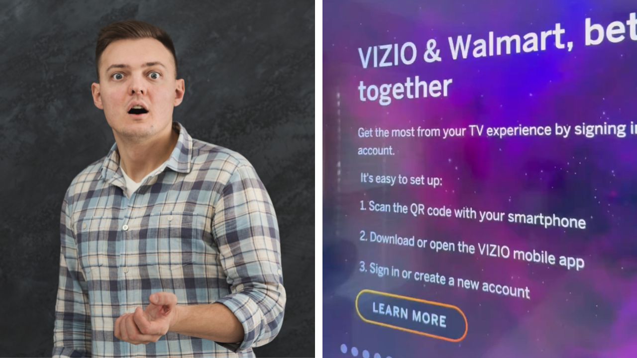 The internet sounded alarm bells on data privacy after Man's Vizio TV didn't come on without a Walmart account.