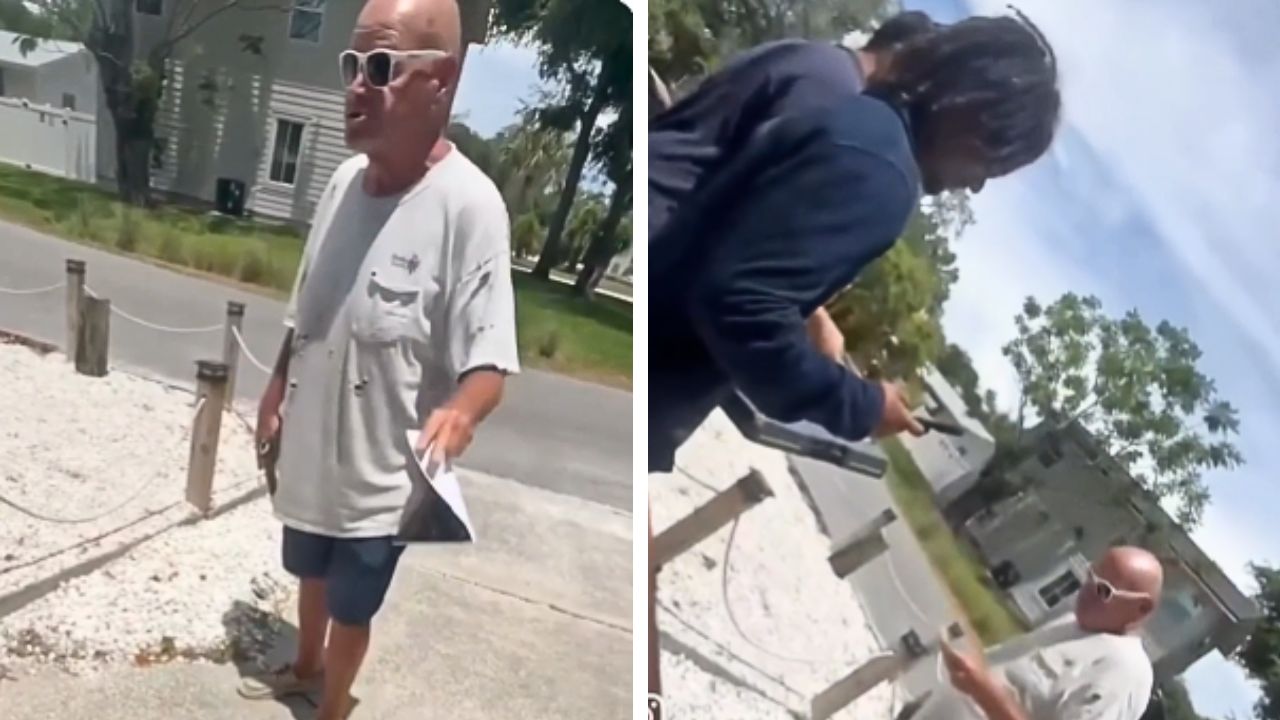 This armed man confronted three young mobile car detailers in a Florida neighborhood