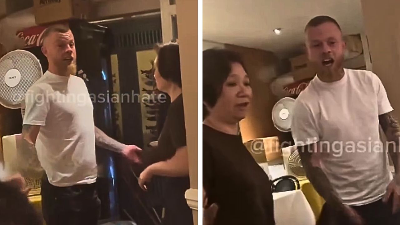 This video shows a customer refusing to pay for a restaurant meal after criticizing its quality.