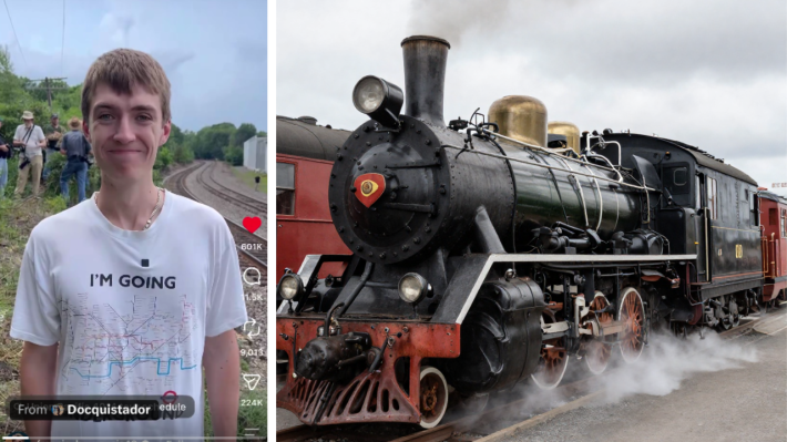 Train Enthusiast Visits the United States to See The Largest Steam Locomotive Train, Big Boy 4014