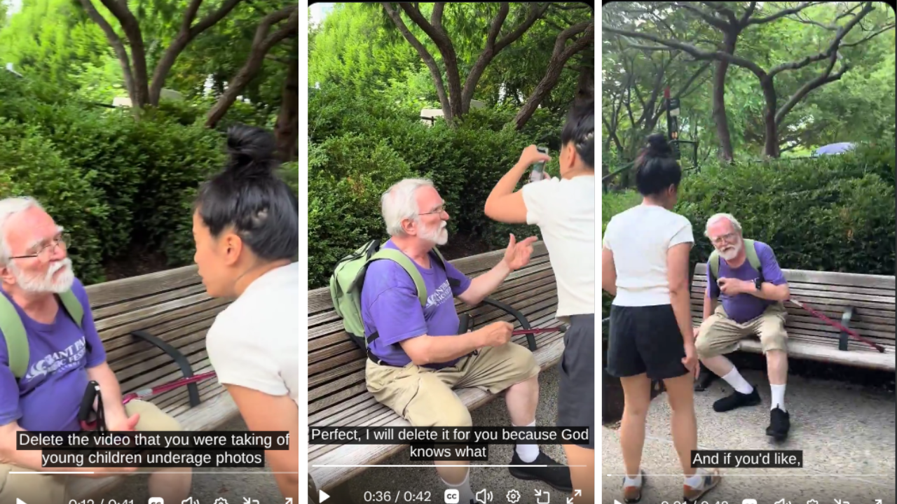 Boss Mom Catches Elderly Man Taking Photos of Kids at a Park in Chicago and Forces Him to Delete Them; Was She Out of Line?