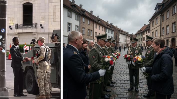 A Stranger's Appreciation to Military Policemen Sparks a Discussion About Men's Mental Health