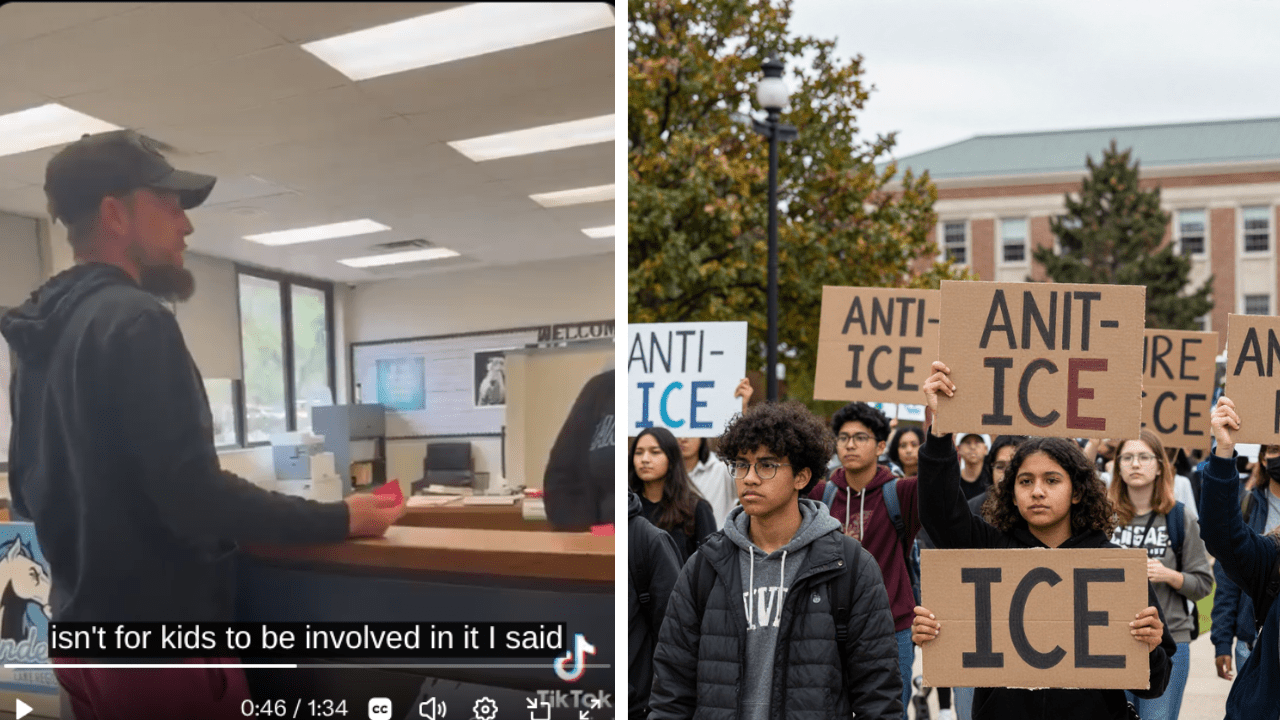 "Kids Shouldn't Be Involved": Florida Dad Left Work to Get His Son From School After They Hosted an Anti-ICE Protest