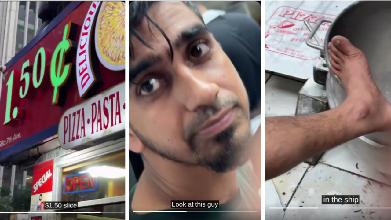 A Video on X Has Gone Viral After a New Yorker Caught Unhygienic Behavior at an Indian Pizzeria