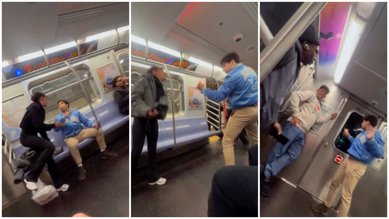 A NYC Train Argument Turned Into Complete Chaos in Seconds