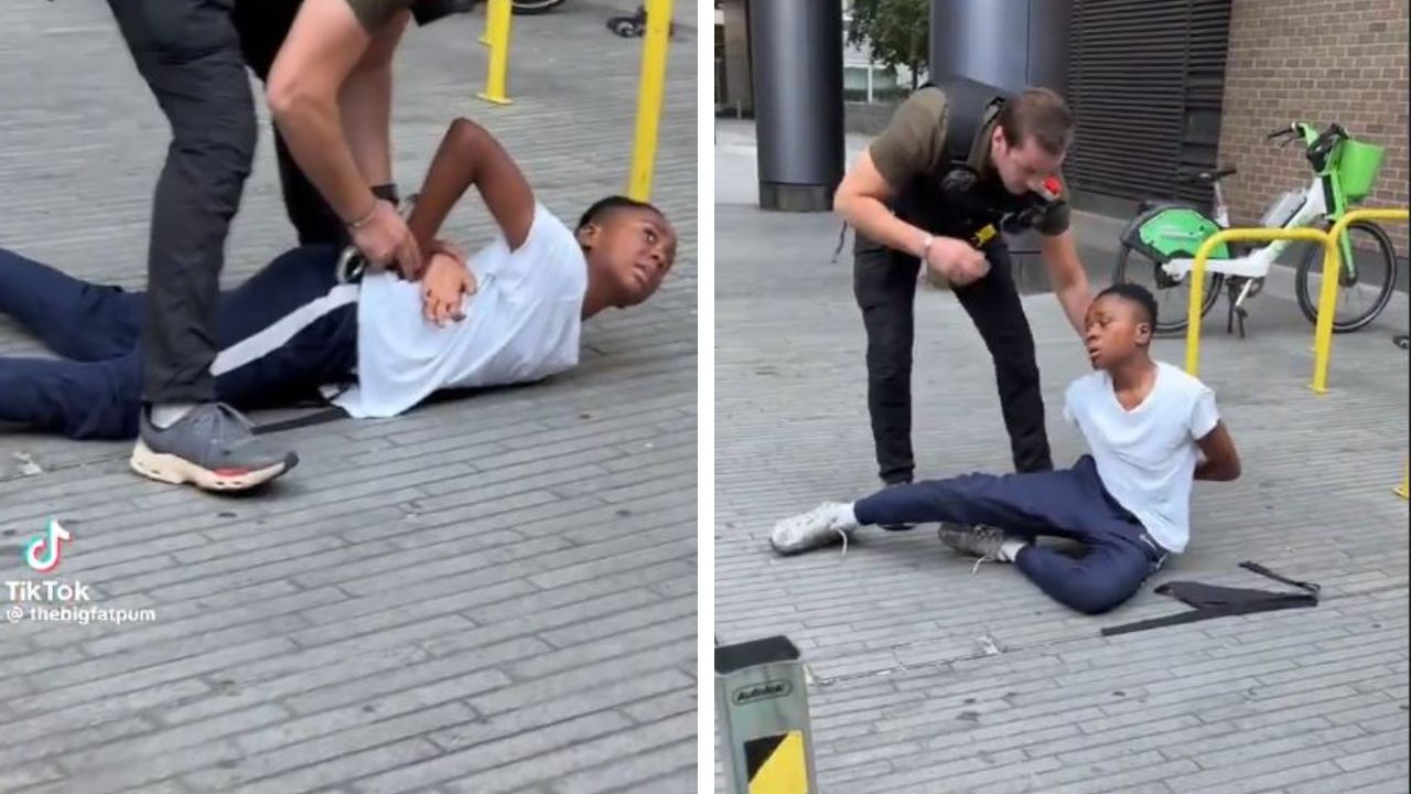 Police detain Black teen over alleged playfighting.