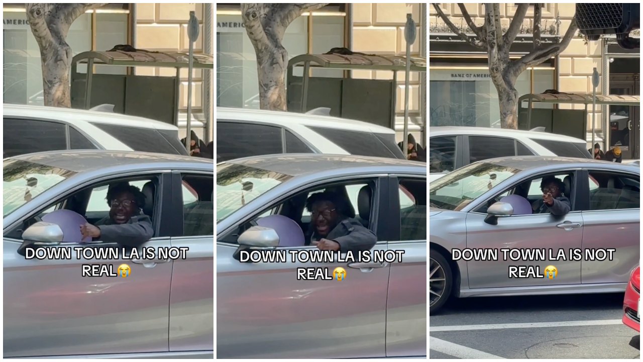 Driver Spazzes Out at Red Light, Then Threatens Person Recording Him