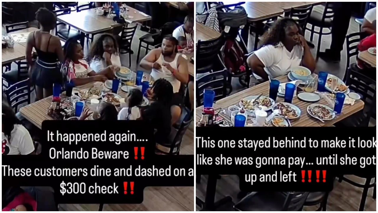Family Allegedly Dines and Dashes, Walks Out on $300 Restaurant Bill