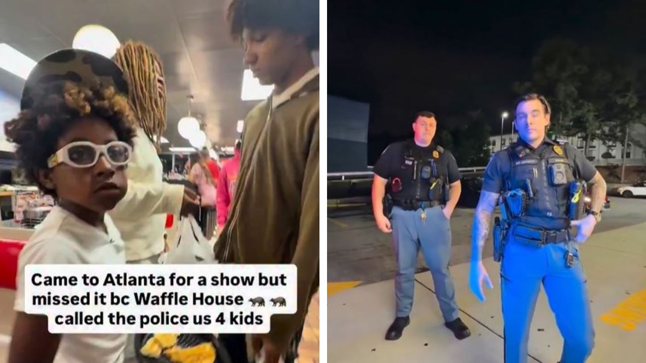 Waffle House called police to remove mom and 4 kids.