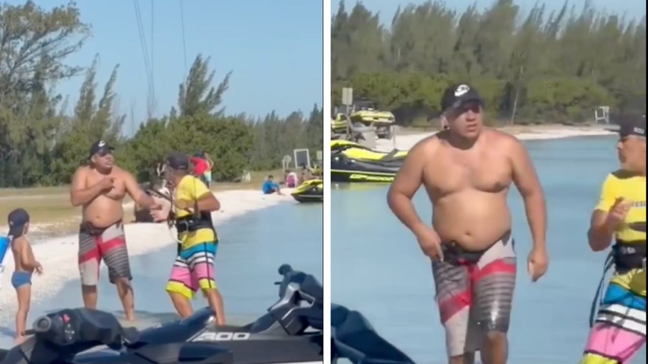 Heated Fight Breaks Out Between Beach Goers in Terrifying Video