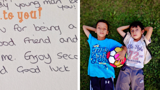 Child With Epilepsy Thanks Friend Who Supported Him: “Thank You for Being a Really Good Friend to Me”