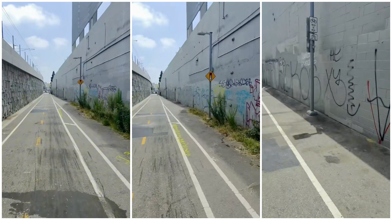 Los Angeles Walking Path Goes Viral Over Dirty, Graffiti-Covered Conditions