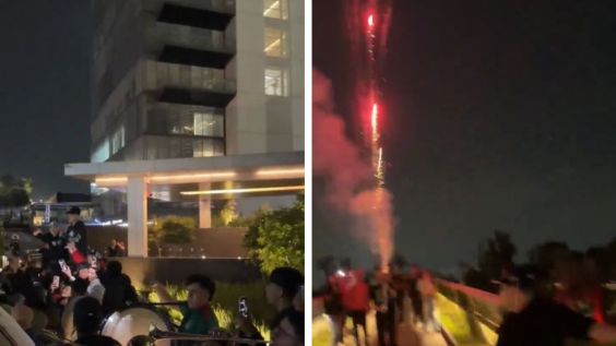 Mexico Fans Blast Horns and Fireworks Outside England’s Hotel Overnight Before World Cup Match — England Scored Twice in Two Minutes