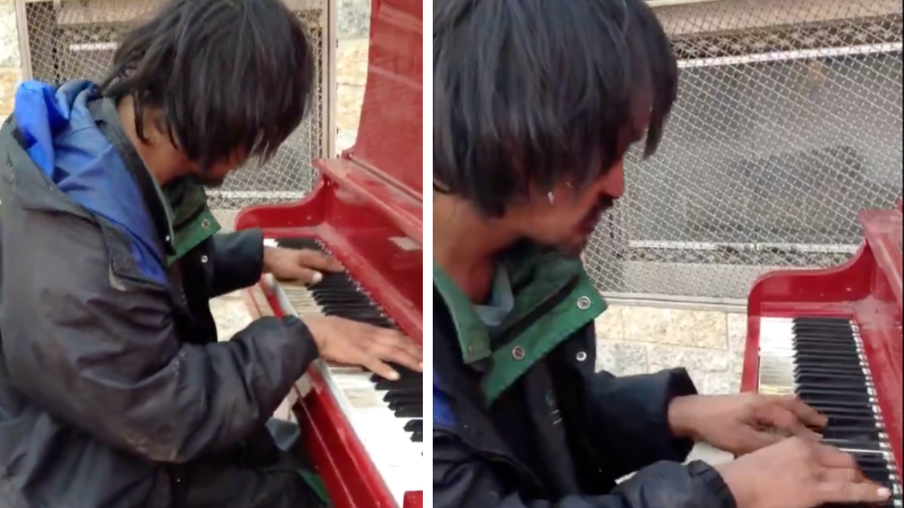 Man Experiencing Homelessness Goes Viral for Piano Talent
